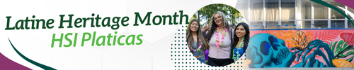 Graphic with event title and student photo.